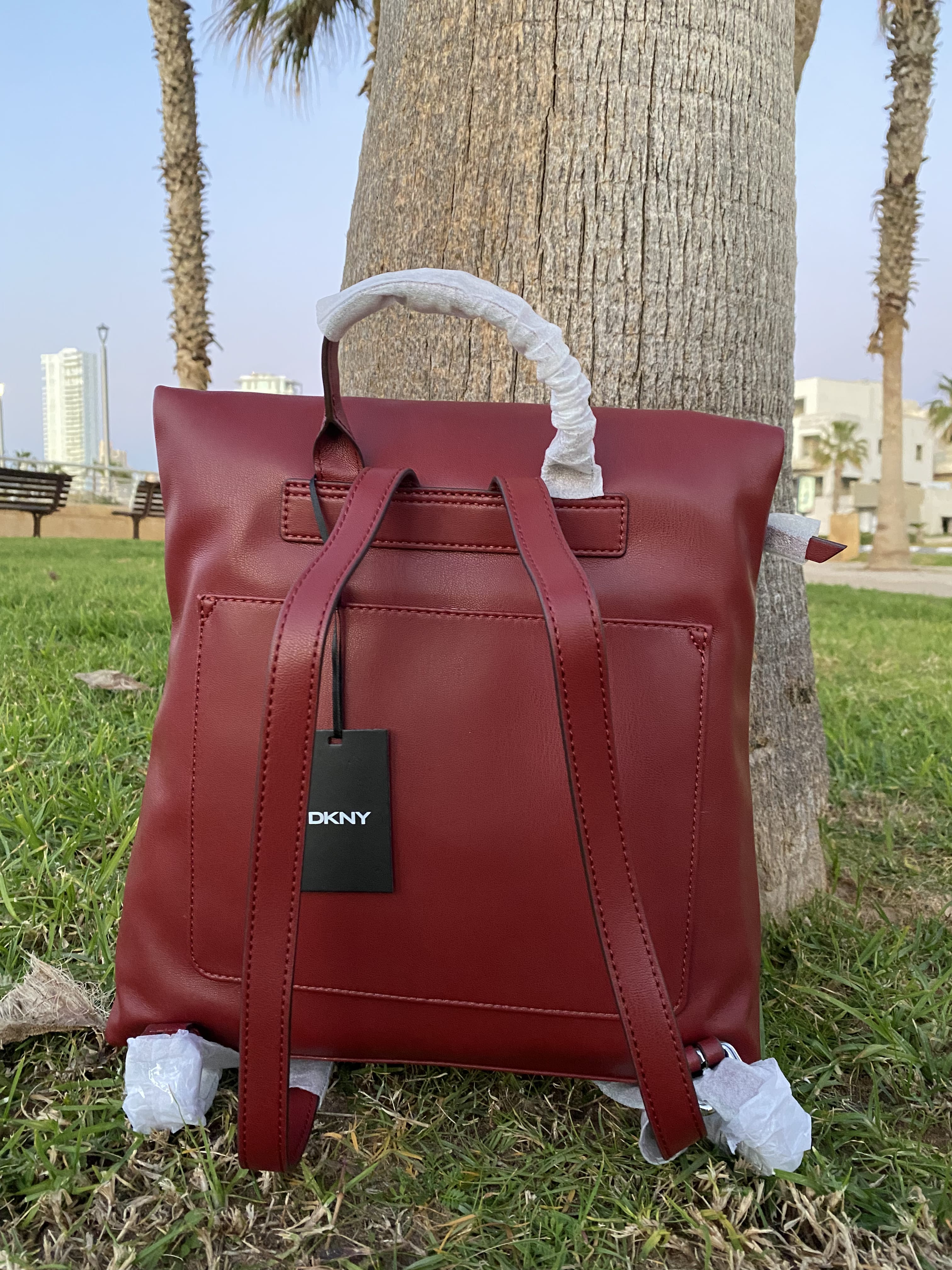 Buy DKNY Shoulder Bag White Leather Hand Bag Women's Vintage Purse Online  in India - Etsy